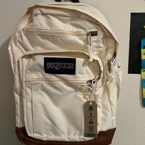 Jansport backpack off white brand new with tags